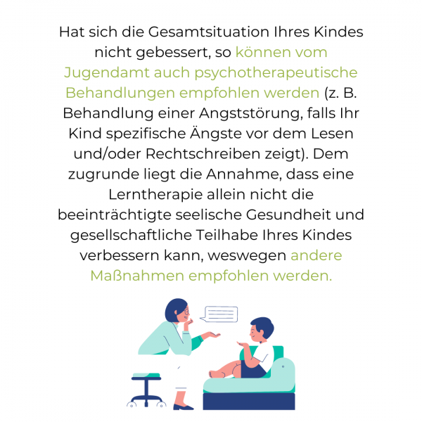Lernstörungen - Prüfung nach Lerntherapie