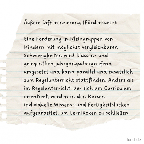 Äußere Differenzierung