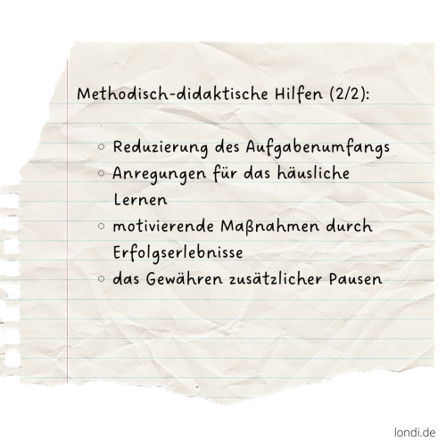Methodisch-didaktische Hilfen